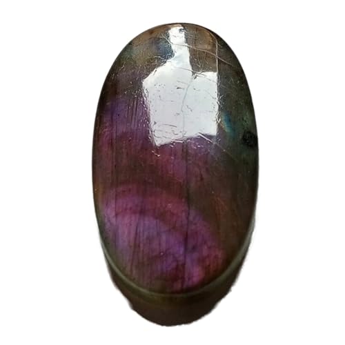 Cabochon labradorite violette naturelle 37mm pour un bijou protecteur et poétique