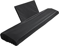【High-Quality Material】: Piano Keyboard Dust-Cover for 88 Keys with Music Sheet Stand Cover made from durable composite cloth, which is durable, robust, and washable. Prevents the entry of dust, dirt, and pet hair, saving time on cleaning and extendi...