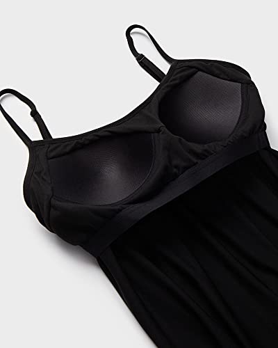 Image of 32 Degrees Women's Cool Flowy Bra Dress | with Built-in Cups | Relaxed Fit | Adjustable Spaghetti Strap
