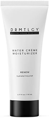 DRMTLGY Water Crème Face Moisturizer for Women & Men – Facial Moisturizer for Dry Skin – Lightweight Daily Moisturizer Face Cream