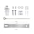 Arturesthome Wooden Ceiling Canopy Kit with Hardware, Handmade Natural Wood Ceiling Plate for Pendant Light or Hanging Lights, DIY Chandelier Fixture - Wood 12cm