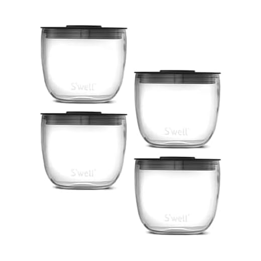 S'well Eats 2-in-1 Nesting Food Bowls, 10oz, Clear
