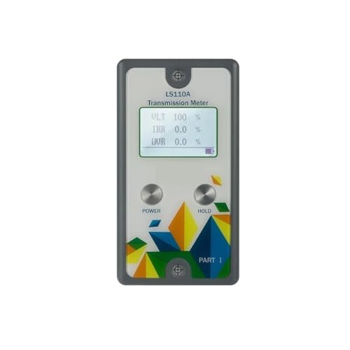 Medidor de UVB, Medidor de transmisión de luz Medidor de transmisión dividida LS110A, medidor de transmitancia de luz visible UV IR for ventana delantera s