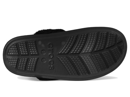 Crocs Unisex-Adult Classic Fuzz Scuff Slippers4