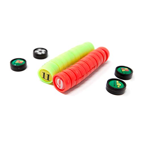 WISEPLAYERFC Fichas Imantadas Fútbol  Juego de 26 Imanes Magnéticos de 1 9 Centímetros de Diámetro con Bolsa