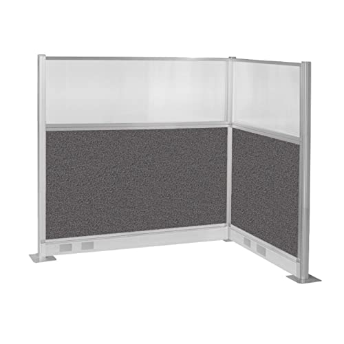 Versare Pre-Configured Hush Panel Electric Cubicle | Workstation Divider Walls | Cubicle Privacy Panels | Office Partition Walls