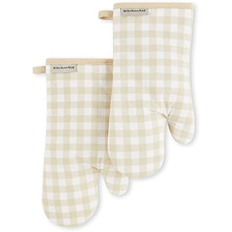 KitchenAid Gingham Oven Mitt 2-Pack Set Cover