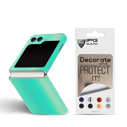 Coque Galaxy Z Flip 5 vinyle carbone bleu corail protection anti-rayures