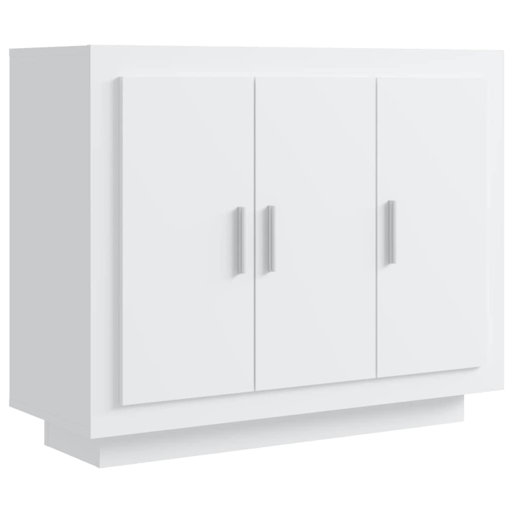 Credenza,Mobiletto Multiuso Madie moderne soggiorno Con scomparti Per Sala da Pranzo Salotto Corridoio Cucina Bianca 92x35x75 cm in Legno Multistrato
