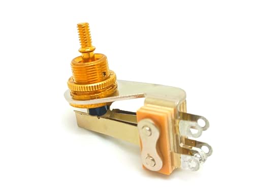Sélecteur 3 positions pour tablette de guitare Switchcraft doré