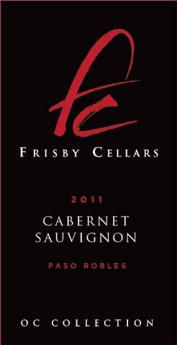 2011 Frisby Cellars Cabernet Sauvingon, Paso Robles. Best Of Class, Double Gold Medal Wine