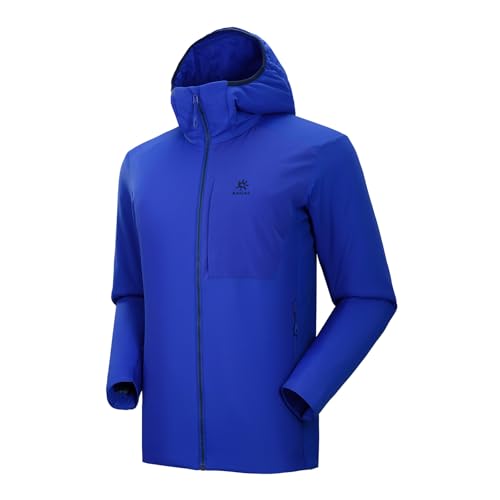 Image of KAILAS Men's Puffer Winter Down Jacket Hooded Packable Lightweight Coat Short Jacket Hiking Ski Travel Primaloft Cotton