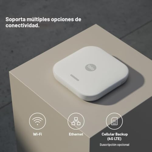 Kit de alarma inteligente Yale de 5 piezas sin suscripción para control de 4 áreas 6