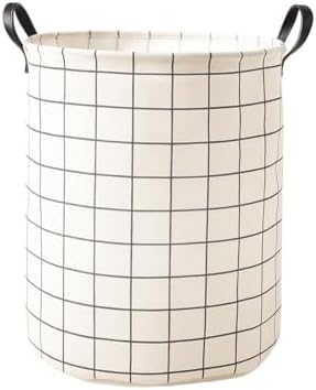 ALLMIX Cesto Organizador Roupa Suja Dobrável Multiuso 20l (Branco...