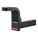 CURT 45336 Class 4 Trailer Hitch Ball Mount, Fits 2-Inch Receiver, 10,000 lbs, 1-1/4-Inch Hole, 6-Inch Drop, 4-3/4-Inch Rise
