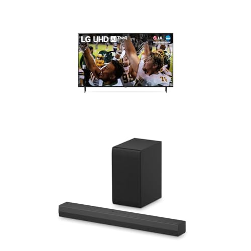 Image of LG 55-Inch Class UR9000 Series Alexa Built-in 4K Smart TV (3840 x 2160),Bluetooth, Wi-Fi, USB, Ethernet, HDMI 60Hz Refresh Rate, AI-Powered 4K, 2.1 ch.Sound Bar with Bluetooth Connectivity