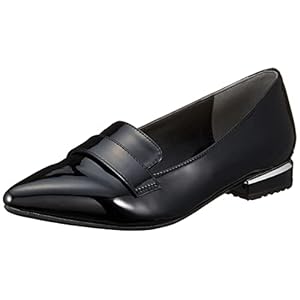 卑弥呼(ヒミコ) 耐水 ポインテッドローファー/624102 ブラック 23.5 cm E" 