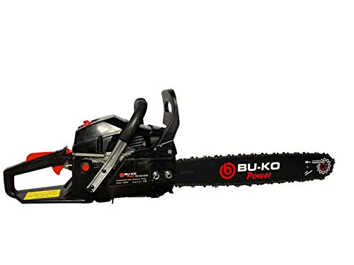 BU-KO 65cc Benzin Kettensäge 3.89 HP 20 "Bar & 2 x Ketten + 16" Bar & 2x Ketten COVER BAG & FULL SAFETY GEAR – Bild 5