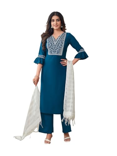 Image of Sanisa Women's Rayon Kurta Set