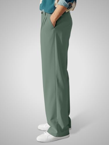 Image of FTX Men's Korean Style Casual Trouser | Premium Lycra Stretch Fabric | Smart Regular Fit | 2 Side Pockets | Comfortable Stretchable Everyday Wear Pants