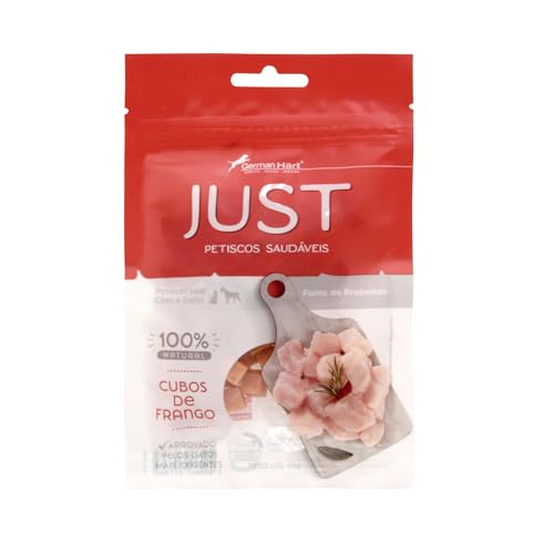 JUST Petisco Saudável - Cubos De Frango P 55G