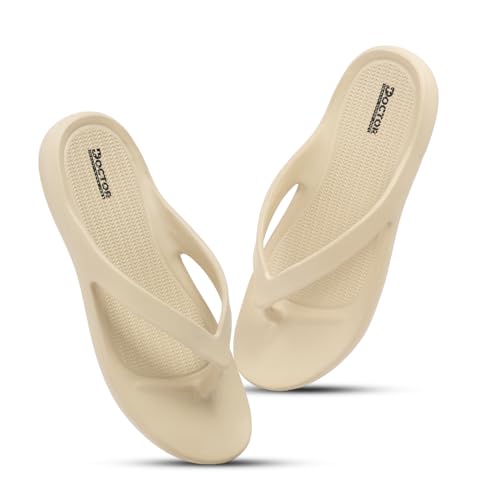 Image of DOCTOR HEALTH SUPER SOFT Stylish Ultra Soft Slippers with Cushion | Comfortable, Premium and Bright Colorful Flip Flops | Lab Tested Cushion and Bounce | Cushioned Footwear | Trendy Women Slippers