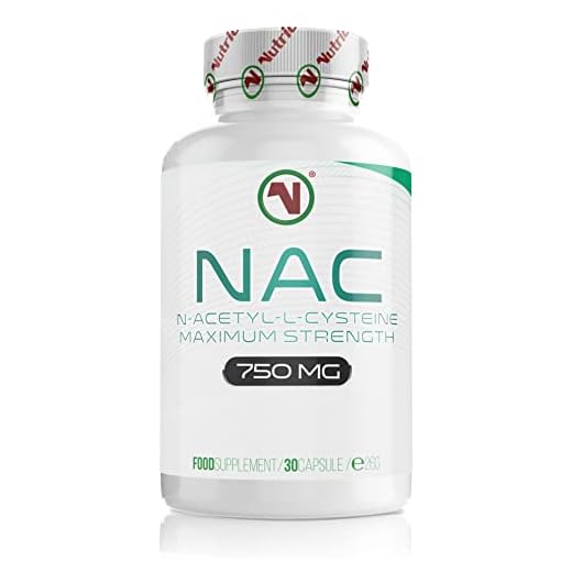 NAC Supplement 750mg | Vegan Capsules | N-Acetyl-Cysteine Amino Acid - High Bioavailability - Providing Non Toxic Stable Form of L-Cysteine - EU Made to ISO and GMP Standards (30)