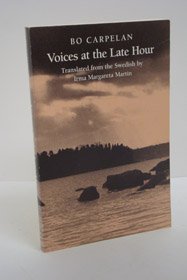Paperback Voices at the Late Hour (English and Swedish Edition) Book
