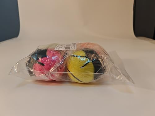 Springball mit Schnur - Sport Handgelenk Return Set, Ø 6cm, 4 Stücke Armband Spielzeug für Kinder und Erwachsene, Fußball/Basketball/Softball/Baseball (Mehrfarbig)
