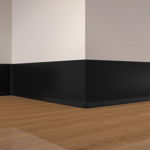 Frantie Flexible Vinyl Baseboard Trim, 4 Inch Peel and Stick Baseboard Molding Trim, Rubber Wall Base Board Moulding Trim for Floor (60 Feet) by Frantie - Image 4