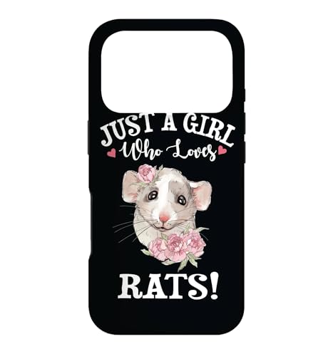 Funny Womens Kids Just A Girl Who Loves Dumbo Ear Rats Lover �X�}�z�P�[�X iPhone 17 Pro �p