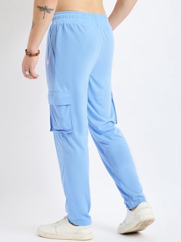 Image of Modeve Men's Cargo Style Solid Trackpant