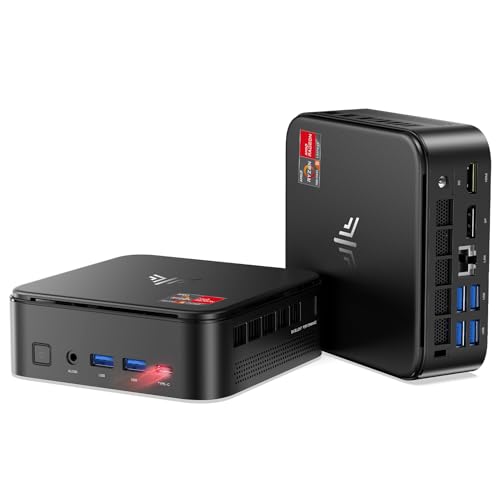 NiPoGi E3B Mini PC АMD Ryzen 5 7430U(Bis zu 4,3GHz) 16GB DDR4 512GB M.2 SSD, Mini Desktop Computer...
