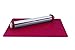 TERRAILLON Premium Backrollenset und Silikonmatte 44,5 x 7,5 x 7 cm – Edelstahlrolle – Rot