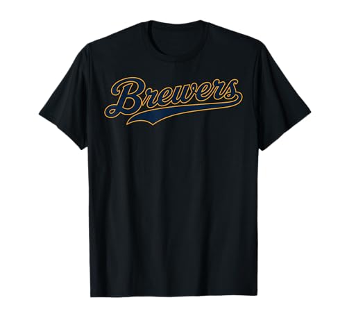 Vintage Brewers Retro Classic Tees T-Shirts for Men Women Kids Funny Graphic Tee