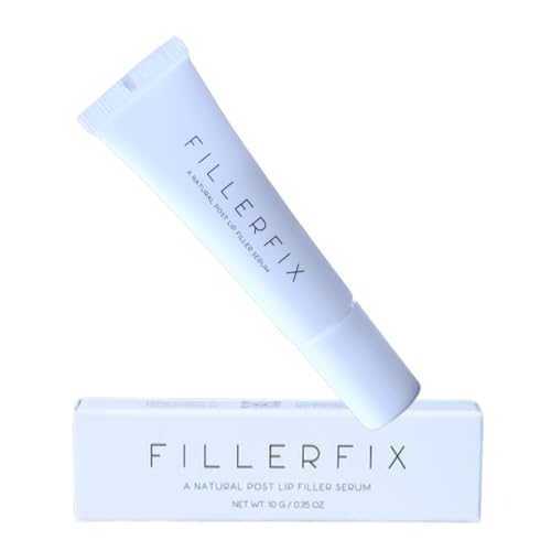 FillerFix Organic Lip Filler Aftercare – Healing Lip Serum with Arnica, Calendula & Frankincense – Petroleum-Free with Cooling Ceramic Tip – Soothes, Nourishes & Hydrates – Made in USA