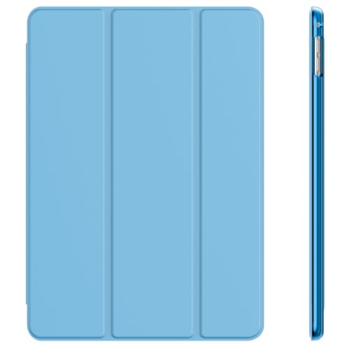 Image of JETech Case for iPad Air 2 (2nd Generation), Smart Cover Auto Wake /Sleep (Blue)