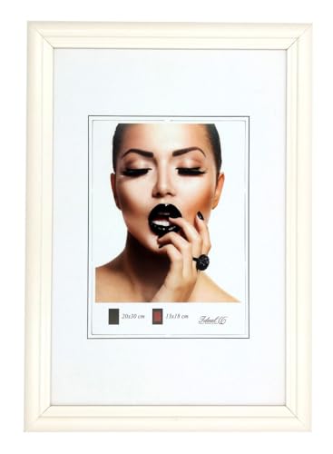 IDEAL TREND Artus Kunststoff Bilderrahmen Wanddeko Collage Poster Bilder Foto Rahmen: Farbe: Weiß | Format: 30x40