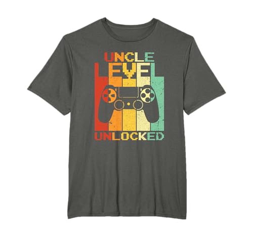 Uncle Level Unlocked Shirt Pregnancy Gamer Uncle To Be Maglietta