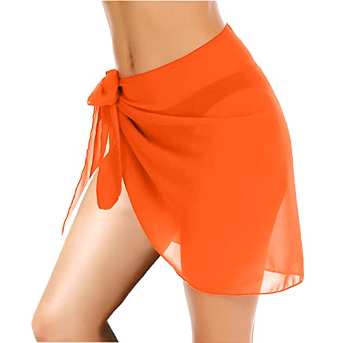 Dressever Women's Sarong Coverups Beach Sheer Bikini Chiffon Cover Ups Wrap Skirt for Swimwear3