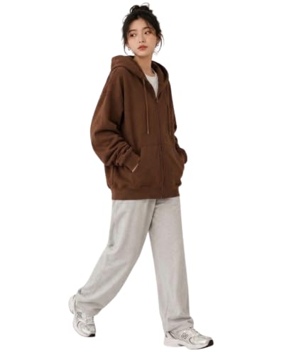 Image of SHAIRA FASHION Casual Solid Full Sleeves Stylish Winter Hooded Neck Fleece Zipper Hoodie for Women