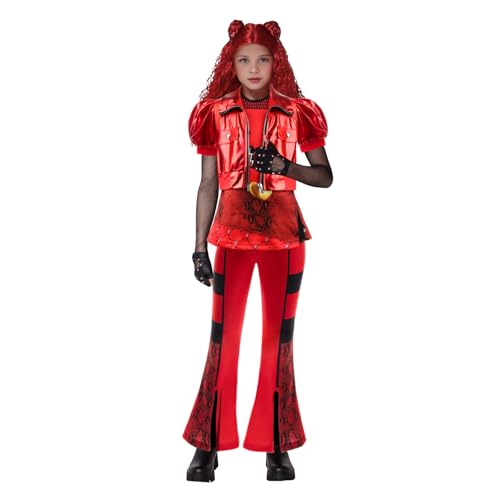 Disfraz rojo para niña Rise Princesa 3-4 años miniatura 2