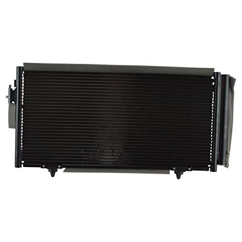 Image of TRQ A /C Condenser and Receiver Drier Assembly Compatible with 2009-2013 Subaru Forester 2008-2016 Impreza 2013-2015 XV Crosstrek 2016-2017 Crosstrek 2015-2019 WRX