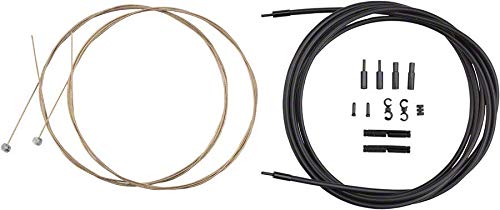 Jagwire - Mountain Pro Brake Diy Cable Kit | For Mtn Bike With Disc Or V-Brakes | Sram And Shimano Compatible | Polished Stainless Bicycle Cables | Yellow #TOP1