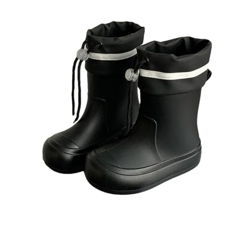 2024 New Children's Rain Boots Unisex Medium And Large Children's Summer Rain Boots Students' Outdoor Non-Slip Waterproof Shoes
