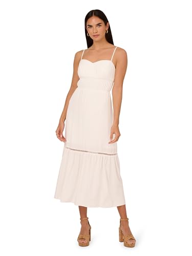 Image of Adrianna Papell Women's Midi Dress with Trim