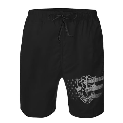 Us Special Forces Insignia Men's Beach Shorts Men's Casual Pants Summer Shorts Men Pants4