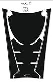  Adhesivo Resina 3D Estribo Delantero T MAX 530 Stickers para Yamaha Tmax de 2017 - Negro