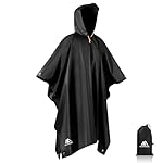 flintronic Poncho Impermeable Montaña, 3 en 1 Mult...: 【Impermeabilidad】Esta poncho impermeable montaña está hecha de tela 100% poliéster ligera, transpirable, duradera y con un alto rendimiento impermeable. Es extremadamente resistente al desgaste y se puede usar repetidamente durante mucho tiempo. Está...