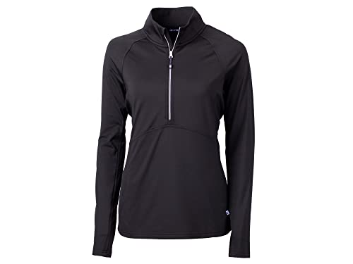 Cutter & Buck Womens Long Sleeve Adapt Eco Knit Half Zip Pullover